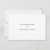 Eucalyptus Aan mijn moeder op mijn trouwdagkaart (Achterkant)