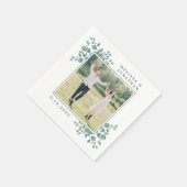 Eucalyptus Aangepaste foto Botanische lekkenwonden Servet (Hoek)