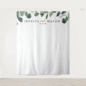 Eucalyptus Achtergrond Fotohokje Wandkleed (Voorkant)