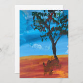 Eucalyptus Acryl Art Kaart (Voorkant / Achterkant)