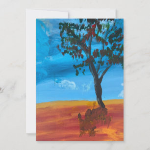 Eucalyptus Acryl Art Kaart