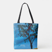 'Eucalyptus' Acryl op doek schilderij Tote Bag (Achterkant)