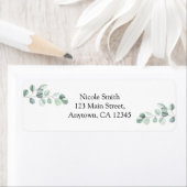 Eucalyptus-adreslabel Etiket (Insitu)