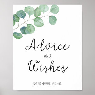 Eucalyptus - Advies en Wensen voor Jonggehuwden Poster