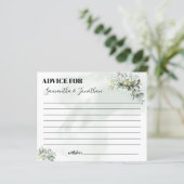 Eucalyptus Advies voor een tweetalige douchekaart (Staand voorkant)