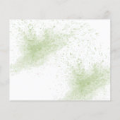 Eucalyptus  Advies voor Koppel Bruidsfeest Kaart (Achterkant)