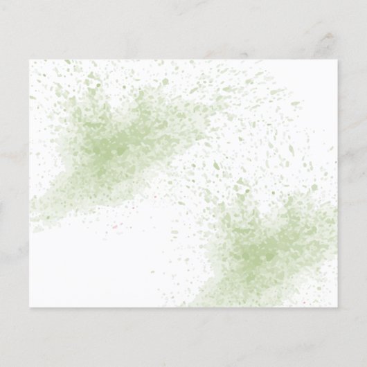 Eucalyptus  Advies voor Koppel Bruidsfeest Kaart (Achterkant)