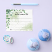 Eucalyptus  Advies voor Koppel Bruidsfeest Kaart (Enkel)