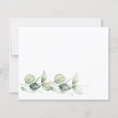 Eucalyptus Afsluiting 2024 Feest Uitnodiging (Achterkant)