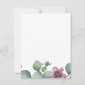 Eucalyptus Afstudeerder 2022 Greenery Moden Afstud Kaart (Achterkant)