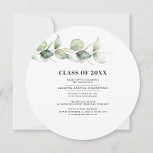 Eucalyptus Afstudeerder 2022 Succulent Graduation  Kaart