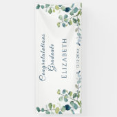 Eucalyptus Afstudeerfeestje Spandoek (Verticaal)