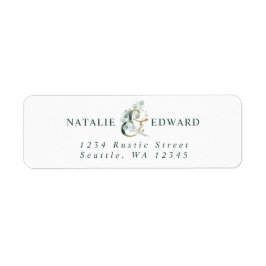 Eucalyptus Ampersand Gold Green Etiket