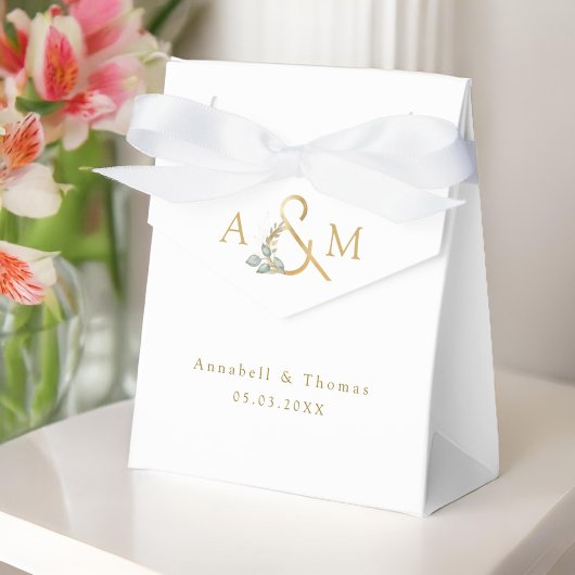 Eucalyptus Ampersand Trouwdoos Geschenkschachtel Bedankdoosjes