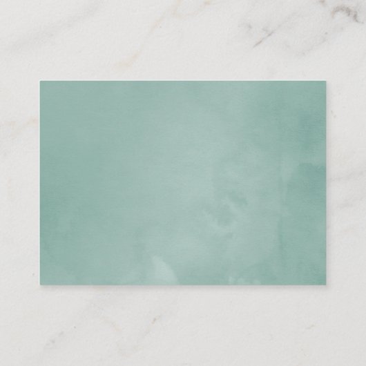 Eucalyptus Anemone Baby shower Book Request Informatiekaartje (Achterkant)