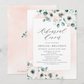 Eucalyptus anemone floral reheardiner kaart (Voorkant / Achterkant)