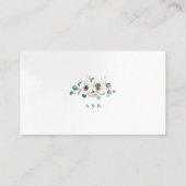 Eucalyptus anemone floral website plaatskaartje (Achterkant)