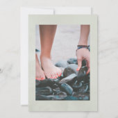 Eucalyptus Anemone Geometric Celebration of Life Kaart (Achterkant)