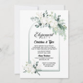 Eucalyptus Arch Elopement Party Kaart (Voorkant)