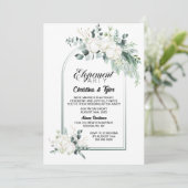 Eucalyptus Arch Elopement Party Kaart (Staand voorkant)