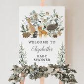 Eucalyptus Australian Animals Baby shower Welkom Poster
