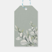 Eucalyptus Australian Birthday Hartelijk dank Cadeaulabel (Achterkant)