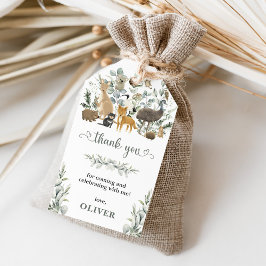 Eucalyptus Australian Birthday Hartelijk dank Cadeaulabel