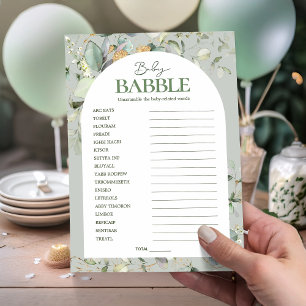 Eucalyptus Baby Babble Word Scramble spelletjes