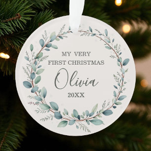 Eucalyptus Baby eerste eerste kerst Ornament