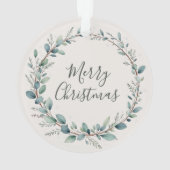 Eucalyptus Baby eerste eerste kerst Ornament (achterkant)