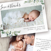 Eucalyptus Baby Foto Aankondiging