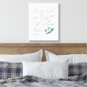 Eucalyptus Baby Girl Nursery Scriptcanvas Canvas Afdruk (Insitu (Slaapkamer))