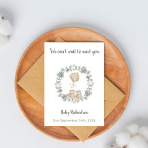 Eucalyptus Baby Hoedje & Schoentjes Baby Shower Ka