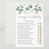 Eucalyptus Baby shower (Voorkant / Achterkant)