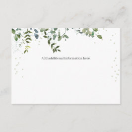 Eucalyptus Baby shower Enclosure Kaart