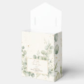 Eucalyptus baby shower Favor Box Bedankdoosjes (Geopend)