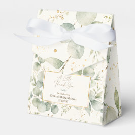 Eucalyptus baby shower Favor Box Bedankdoosjes
