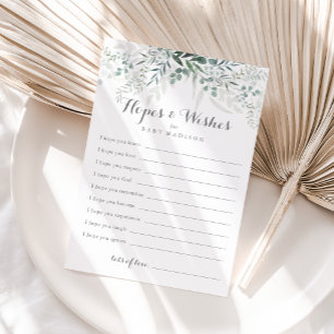 Eucalyptus Baby shower Hoppen & Vernissen Card Briefkaart