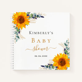 Eucalyptus baby shower notitieboek