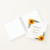 Eucalyptus baby shower notitieboek (Binnen)