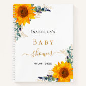 Eucalyptus baby shower notitieboek (Voorkant)