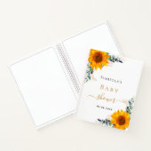 Eucalyptus baby shower notitieboek (Binnen)