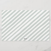 Eucalyptus baby shower ouders adviseren kaarten (Achterkant)