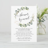 eucalyptus baby shower per post kaart (Staand voorkant)