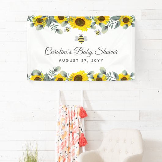 Eucalyptus Baby shower Sign Spandoek (Insitu)