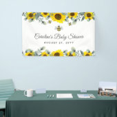 Eucalyptus Baby shower Sign Spandoek (Beurs)