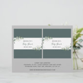 Eucalyptus Baby shower Snoep Bar wrapper (Staand voorkant)