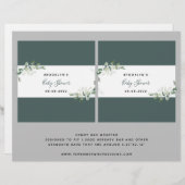 Eucalyptus Baby shower Snoep Bar wrapper (Voorkant / Achterkant)