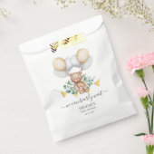 Eucalyptus Baby shower vroeg wachten Beer Bedankzakje (Gezegeld)