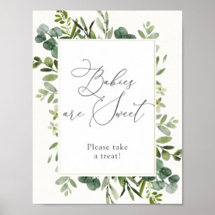 Eucalyptus Baby's zijn een Zoete Behandeling Bord Poster